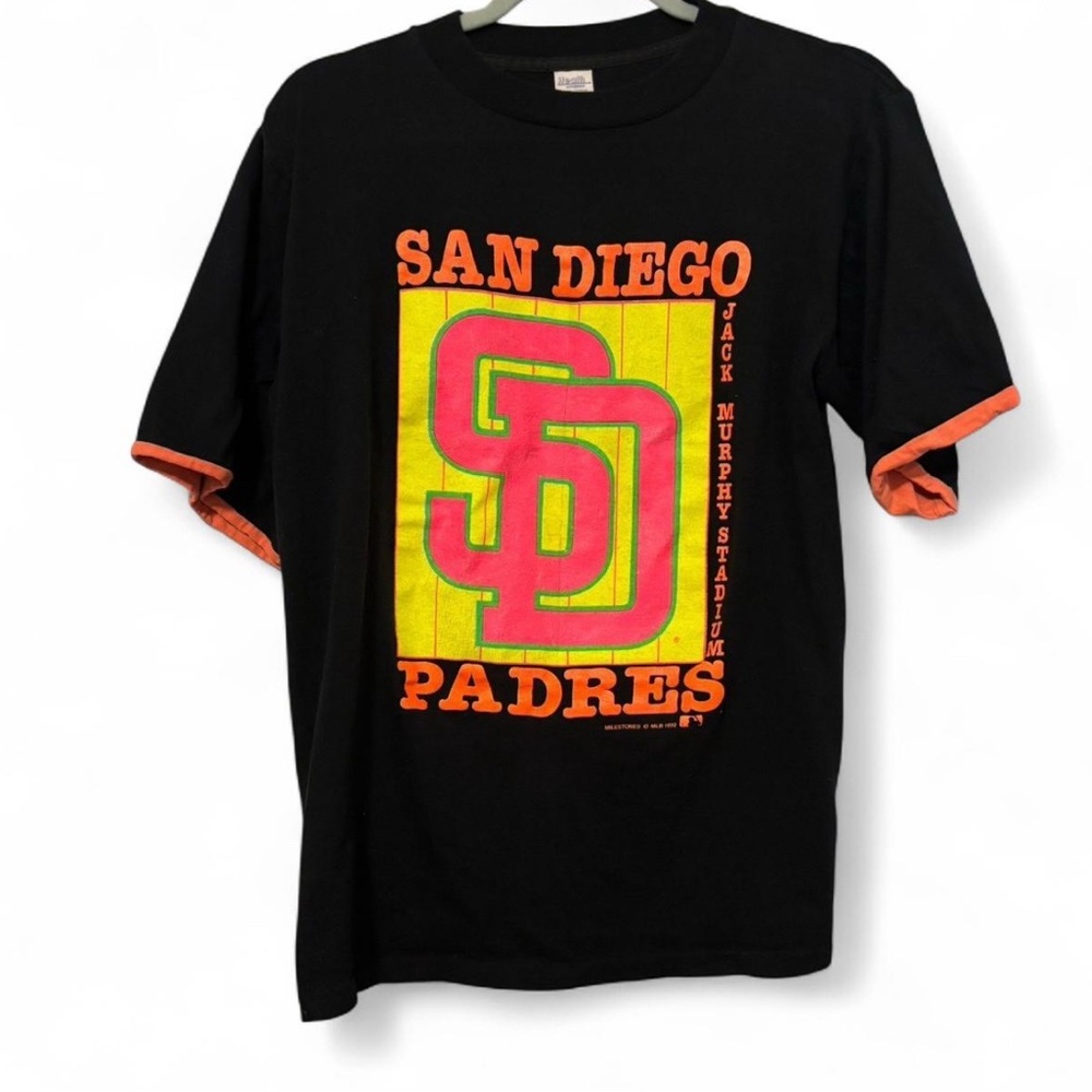 San Diego Padres Vintage Black T-Shirt